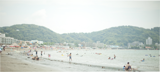 逗子海岸海水浴場は関東の人気ビーチ